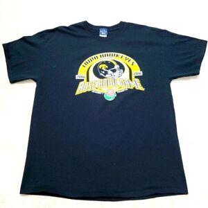 Blue 84 Iowa Hawkeyes 2016 Rose Bowl Game T-Shirt Black Size XL 100% Cotton NCAA